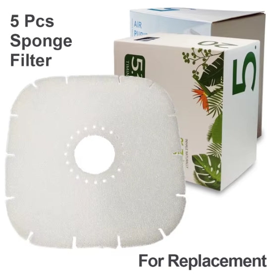 5 PCS Sponge Filter